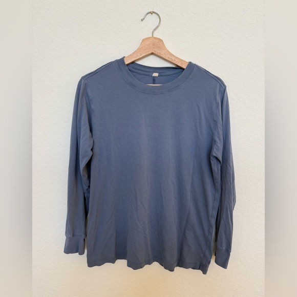 Lululemon Long Sleeve Shirt Blue Size 4 - Picture 2 of 4